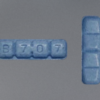 Blue xanax bar